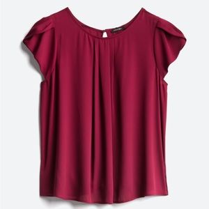 Papermoon Bastille tulip sleeve blouse